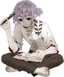 🤔 Anime, Manga, Personaggio, Disegno, Illustrazione, Arte telegram sticker