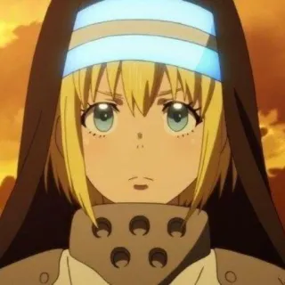 💛 Iris Fire Force anime, cartoon, character, iris, fire force telegram sticker