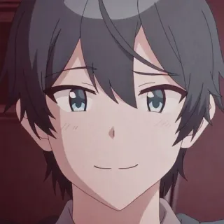 🥰 Anime, Manga, Nhân vật, Chân dung, Con trai, Cười telegram sticker