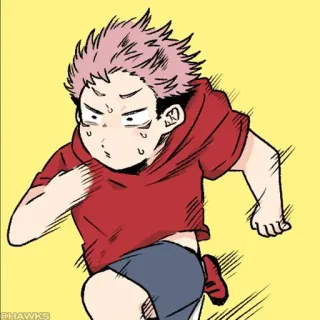 🏃‍♂️ Anime, Manga, Course, Personnage, Dessin animé telegram sticker