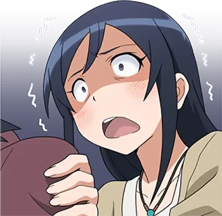 ORENO IMOUTO GA KONNANI KAWAII WAKEGANAI :: @line_stickers telegram stickers