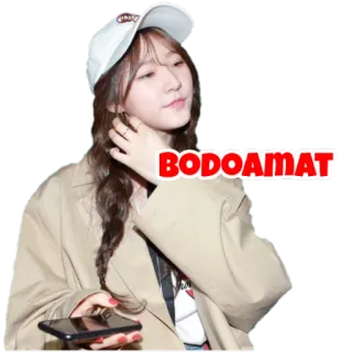 😒 BODOAMAT Frau, Person, Indonesisch, Bodoamat, Einstellung, Sticker whatsapp sticker