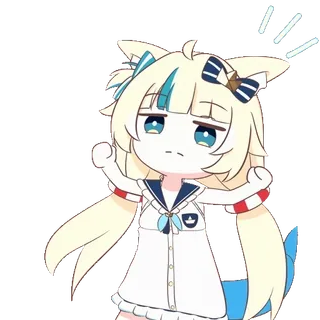 🥳 Gawr Gura Hololive whatsapp sticker