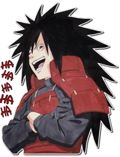 😈 Madara Uchiha Naruto HAHA
HAHA
HAHA Anime, Naruto, Uchiha, Madara, Nhân vật phản diện, Tiếng cười telegram sticker