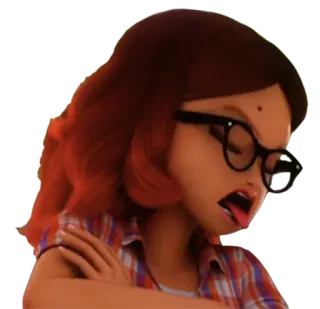 😣 Alya Césaire Miraculous: Tales of Ladybug & Cat Noir Miraculous Ladybug, Alya, Alya Césaire, Rena Rouge, Dessin animé telegram sticker