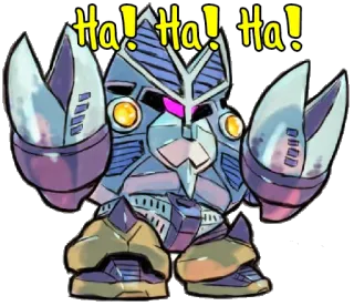 😂 ha! ha! ha! Roboter, Monster, Cartoon, Mecha, Science Fiction, Monster, Haha telegram sticker