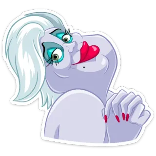 🧙‍♀ Ursula The Little Mermaid Úrsula, vilã, desenho animado, Disney, A Pequena Sereia, bruxa do mar, personagem telegram sticker