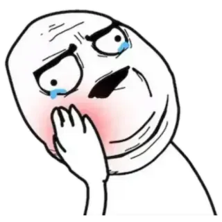 🤕 meme, crying, pleading, begging, funny whatsapp sticker
