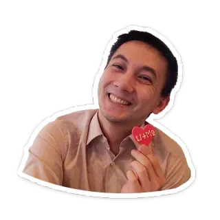 ❤️ U+Me сердце, любовь, нежность, пара, портрет, счастливый whatsapp sticker