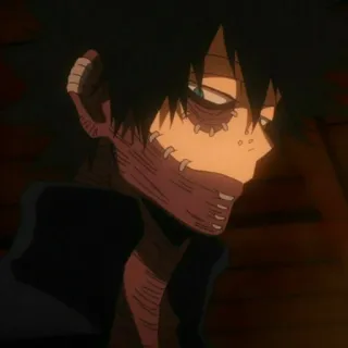 🥦 Dabi My Hero Academia anime, my hero academia, dabi, villain, scarred, character telegram sticker