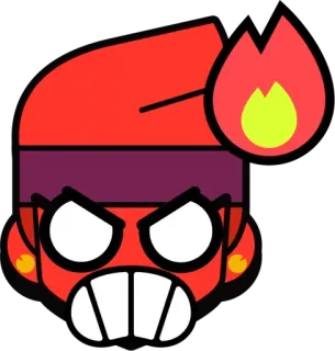 ▪️ amarah, murka, api, merah, kartun telegram sticker