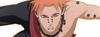 😠 Pain Naruto Anime, Naruto, Pain, Personaje, Ficción, Ninja telegram sticker