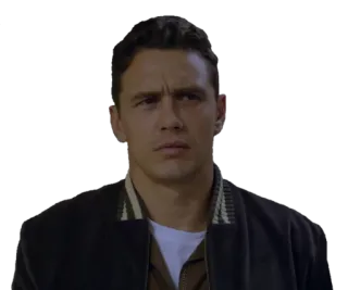 🙄 James Franco actor, hombre, retrato, famoso whatsapp sticker