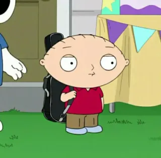 🧸 Stewie Griffin Family Guy Stewie Griffin, Family Guy, cartoon, animated, character telegram sticker