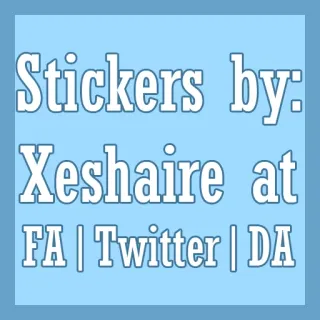 📝 Stickers by:
Xeshaire at
FA | Twitter | DA สติกเกอร์, Xeshaire, FA, Twitter, DA whatsapp sticker