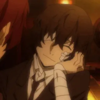 ✨ Osamu Dazai Bungo Stray Dogs Anime, Manga, Bungo Stray Dogs, Osamu Dazai, Dazai, Vendajes telegram sticker