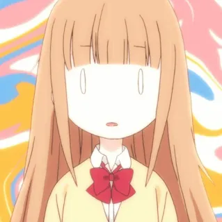 🥕 Anime, Cartoon, Mädchen, Gesichtslos, Süß, Manga whatsapp sticker