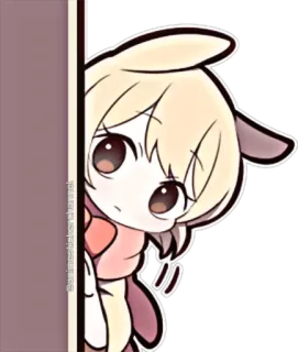 🙂 Santmeshtake channel Anime, Niedlich, Charakter, Kunst, Illustration, Cartoon, Kawaii telegram sticker
