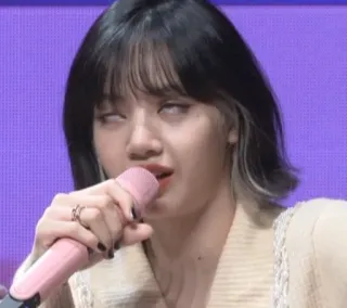 🌟 Lisa ลิซ่า, เคป็อป, นักร้อง, ผู้หญิง, ไอดอล, แบล็กพิงก์ telegram sticker