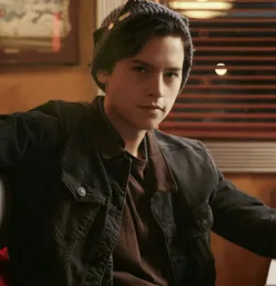 ❄️ Jughead Jones Riverdale Riverdale, Jughead, Cole Sprouse, Série TV telegram sticker