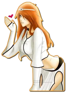 😘 anime, girl, cartoon, heart, kiss telegram sticker