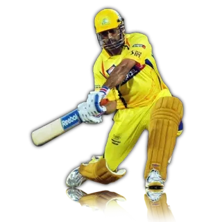 🏆 MS Dhoni MS Dhoni, Cricket, Sport, Battitore, Chennai Super Kings, Indian Premier League telegram sticker