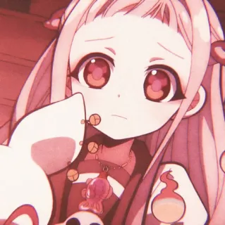 🐇 Nene Yashiro Toilet-bound Hanako-kun Anime, Manga, Mignon, Fantôme, École telegram sticker
