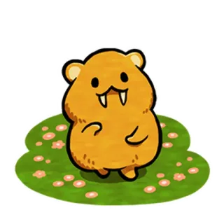 🐹 ハムスター, かわいい, 動物, カワイイ telegram sticker