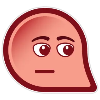 😒 Emoji, Wajah, Ekspresi, Acuh tak acuh, Netral telegram sticker