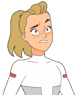 😧 Adora She-Ra and the Princesses of Power cartoon, character, Adora, She-Ra telegram sticker