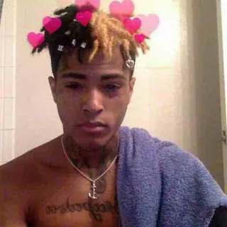 💕 XXXTentacion rappeur, musique, coeur, xxxtentacion, chanteur telegram sticker