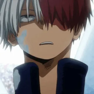 🥢 Shoto Todoroki My Hero Academia Anime, My Hero Academia, Shoto Todoroki, Postać, Manga, Bohater telegram sticker