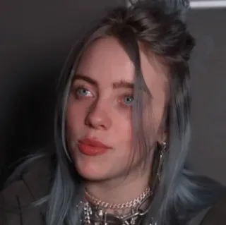 💧 Billie Eilish Billie Eilish, นักร้อง, ป็อปสตาร์, นักดนตรี, คนดัง telegram sticker