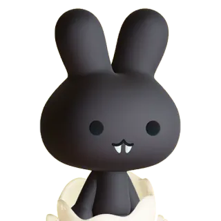 🙏 coelho, brinquedo, ovo, animal, fofo telegram sticker