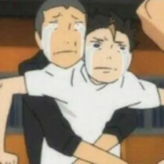 😭 anime, crying, sad, emotional, tears telegram sticker