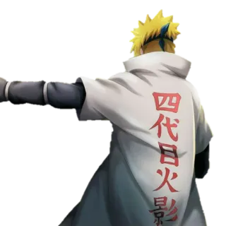 🔥 Minato Namikaze Naruto 四代目火影 Anime, Naruto, Minato, Hokage, Personaggio telegram sticker