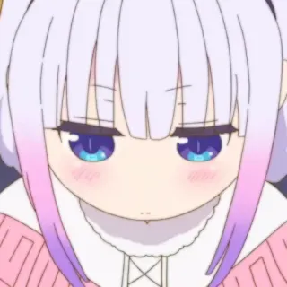 🍚 Kanna Miss Kobayashi's Dragon Maid Anime, Dragão, Loli, Kanna, Kawaii, Fofo whatsapp sticker
