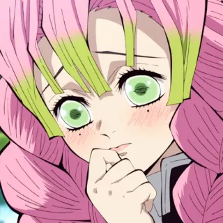 💗 Mitsuri Kanroji Demon Slayer Аниме, Манга, Клинок, рассекающий демонов, Мицури Канроджи, Хашира, Столп Любви telegram sticker