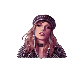 😎 Taylor Swift chanteur, chapeau, portrait, célébrité, femme telegram sticker
