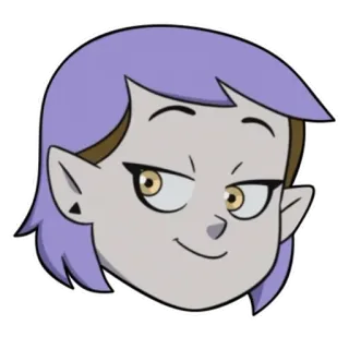 😏 Amity Blight The Owl House cartoon, animated, Amity Blight, The Owl House, character, witch, fantasy telegram sticker