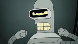 👊 Bender Futurama Bender, Futurama, cartoon, robot, animation, tv show, angry telegram sticker
