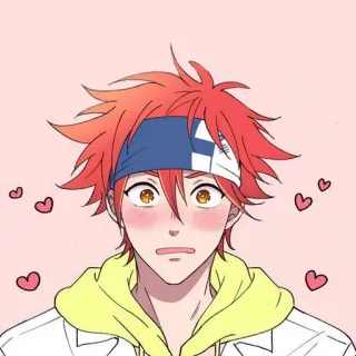 😍 Anime, Desenho animado, Coração, Fofo, Rubor telegram sticker