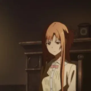 🍂 Asuna Sword Art Online Anime, Karakter, Perempuan, Kartun whatsapp sticker