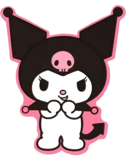 😏 Kuromi Kuromi, Sanrio, personagem, fofo, adesivo telegram sticker