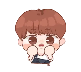 😱 만화, 귀여운, 애니메이션, Kpop, 카와이 telegram sticker