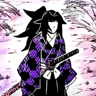 🎡 Yoriichi Tsugikuni Demon Slayer anime, demon slayer, yoriichi, tsugikuni, sword, samurai, katana telegram sticker