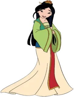 ☺️ Mulan Mulan, Disney, Putri, Animasi, Film, Karakter telegram sticker
