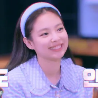 💜 Jennie Kim femme, sourire, coréen, fille, jolie whatsapp sticker