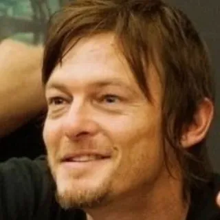 😏 Norman Reedus ator, celebridade, retrato, homem telegram sticker