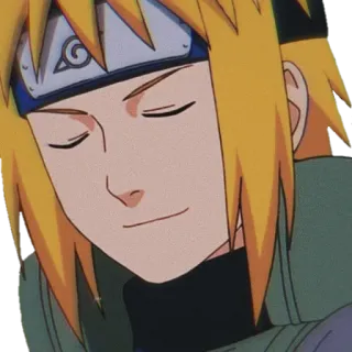 😌 Minato Namikaze Naruto Anime, Charakter, Sticker, Naruto, Minato, Namikaze whatsapp sticker